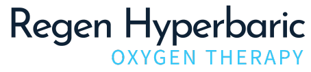 Patient receiving hyperbaric therapy at Regen Hyperbaric