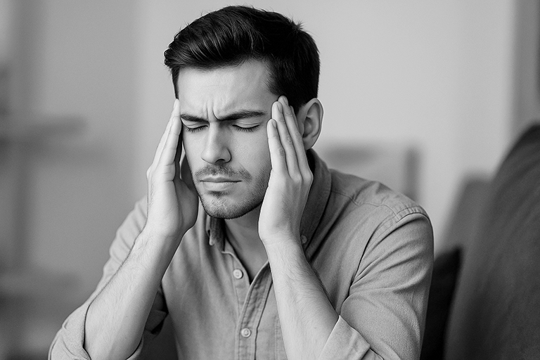 a man with long COVID